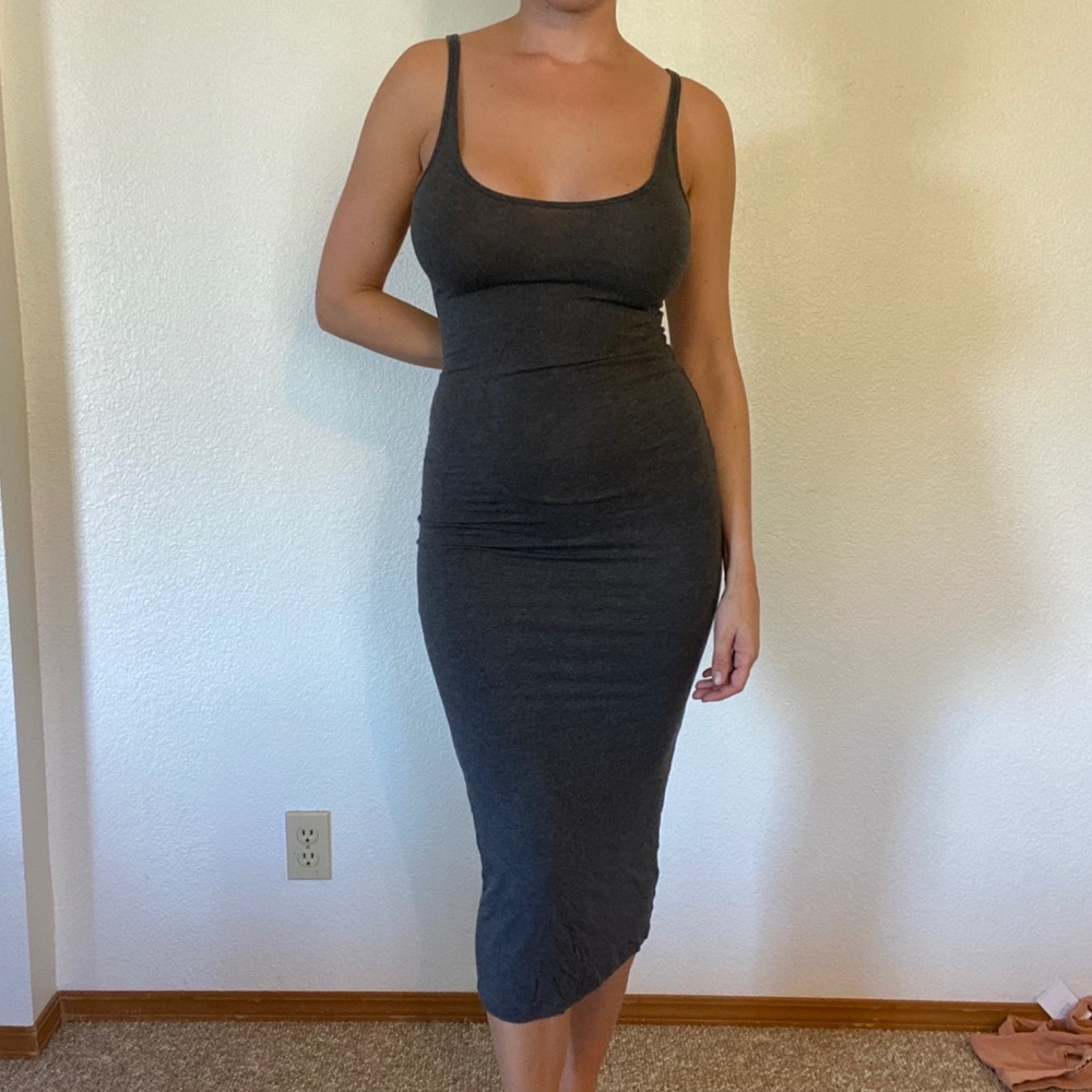 Heather gray Babaton dress XS